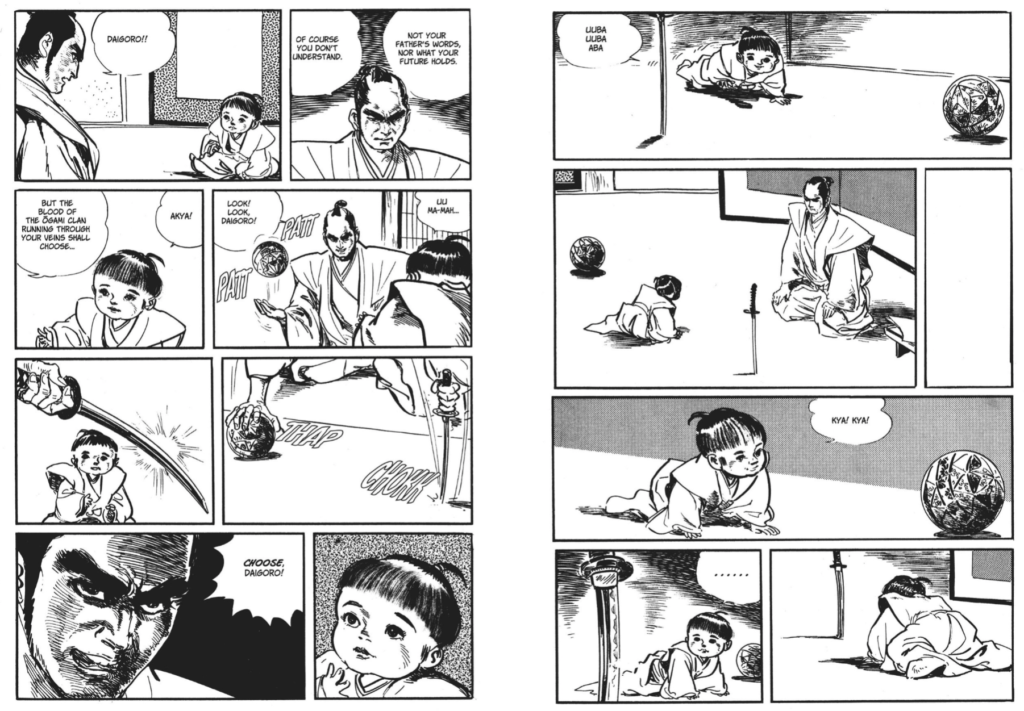 Lone Wolf and Cub vol. 1 p 272-273